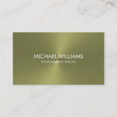 Elegante Profesional Abogado Dorada 名刺 (正面)