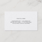 Elegante profesional autónomo freelance freelances 名刺 (裏面)