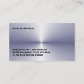 ELEGANTE PROFESIONAL MINIMALISTA SIMPLE METAL 名刺 (裏面)