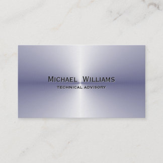ELEGANTE PROFESIONAL MINIMALISTA SIMPLE METAL 名刺