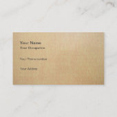 Elegante Profesional Piel Cocodrilo Reptil Plata 名刺 (裏面)