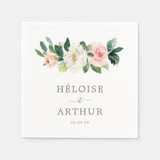 Élegante, Serviette Personnalisée Dîner De Mariage スタンダードカクテルナプキン