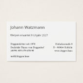 Elegante silhouet van een Deense dog  (正面)