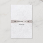 Elegante Struktur Streifen 名刺 (正面)