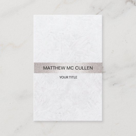 Elegante Struktur Streifen 名刺 (正面)