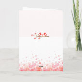 Elegante Valentinskarte mit Parfüm, High Heels & H カード (裏面)