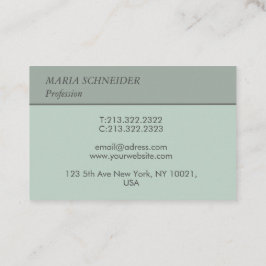 Elegante Visitenkarte für Frauen 名刺