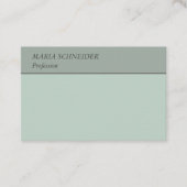 Elegante Visitenkarte für Frauen 名刺 (正面)
