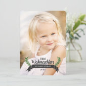 Elegante Weihnachtsfotokarten シーズンカード (スタンド正面)