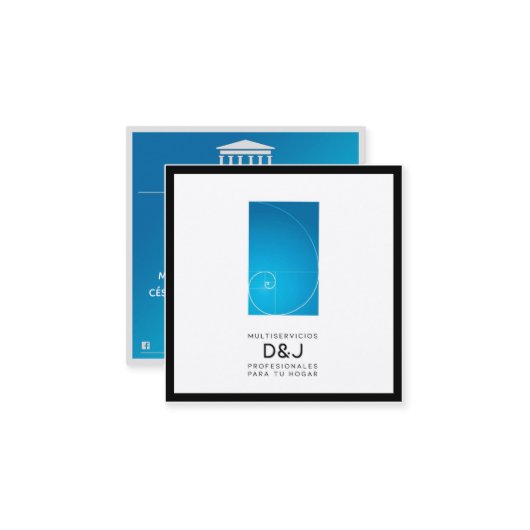 Elegante  y bellísima tarjeta de presentación. コーリングカード (正面/裏面インサイチュ)