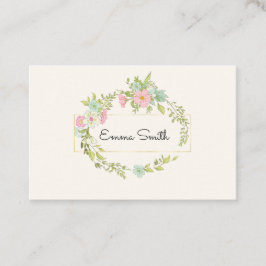 Eleganter Blumenkranz 名刺