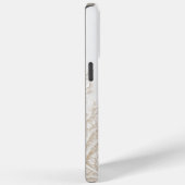 Eleganter Papercut Schmetterling mit Blumenrahmen Case-Mate iPhoneケース (裏面 / 右)