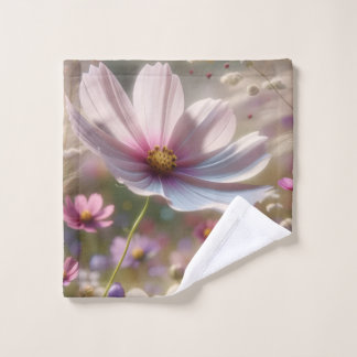 Elegantes Blumen-Design für Bad & Spa ウォッシュタオル