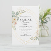 Elegantes Brautparty Boho Einladung 招待状 (スタンド正面)