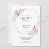 Elegantes Brautparty Boho Einladung 招待状 (正面)