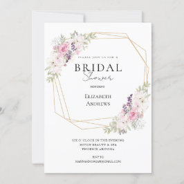 Elegantes Brautparty Boho Einladung 招待状