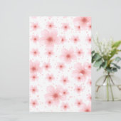 Elegantes Briefpapier mit Kirschblüten und Herzen (スタンド正面)