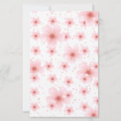 Elegantes Briefpapier mit Kirschblüten und Herzen (正面)