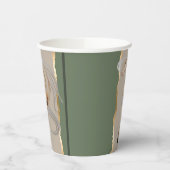 Elegantes Pappgeschirr mit edlem Pferdemotiv 紙コップ (左)