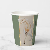 Elegantes Pappgeschirr mit edlem Pferdemotiv 紙コップ (正面)