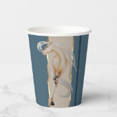 Elegantes Pappgeschirr mit edlem Pferdemotiv 紙コップ (裏面)