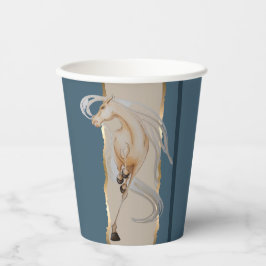 Elegantes Pappgeschirr mit edlem Pferdemotiv 紙コップ