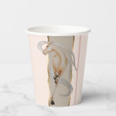 Elegantes Pappgeschirr mit edlem Pferdemotiv 紙コップ (裏面)