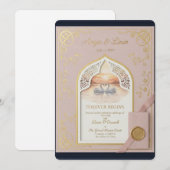 ElegantGoldWeddingInvitation プログラム (正面/裏面)