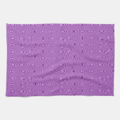 Elegantly Trippy Lines and Shapes Pattern キッチンタオル (横)