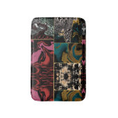 Elegent抽象芸術MARBLEパターン バスマット (正面縦)
