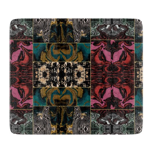 Elegent Abstract MARBLE Pattern カッティングボード (正面)