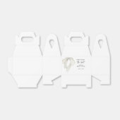 Elegent Bow彼女は結び目ブライダルシャワー フェイバーボックス (折り畳みなし)