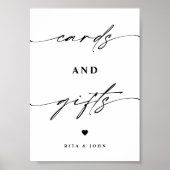Elegent Cards and Gift Favorのテーブ結婚ル記号 ポスター (正面)