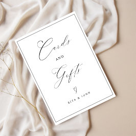 Elegent Cards and Gift Favorのテーブ結婚ル記号 ポスター