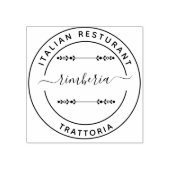 Elegent Custom Modern Round  ラバースタンプ (インプリント)