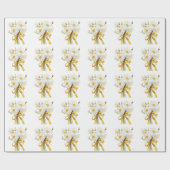 Elegent modren dazie flower ラッピングペーパー (フラット)