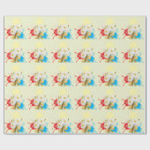 Elegent modren dazie flower ラッピングペーパー (フラット)