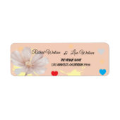 Elegent modren dazie flower ラベル (正面)