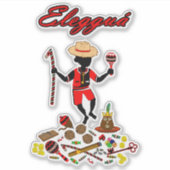 Eleggua シール (正面)