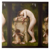 Elegy by William Adolphe Bouguerau タイル (正面)