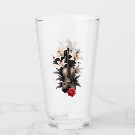 Elegy for a Fallen Song – Romantic Gothic Violin  タンブラーグラス (正面)