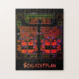 Elektrotechniker Puzzle Schaltplan "Schlachtplan" ジグソーパズル