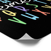 Elemeno幼稚園先生かわいいギフトへSc ポスター (角)