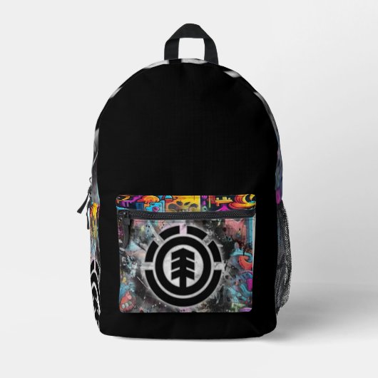 Elément  プリントバックパック (正面)