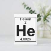 Element 002 - He – ヘリウム(フル) ポストカード (スタンド正面)