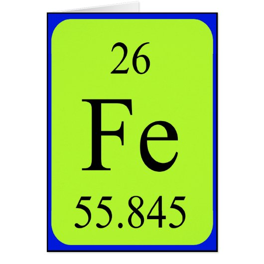 Element 26カード-アイロン (正面)