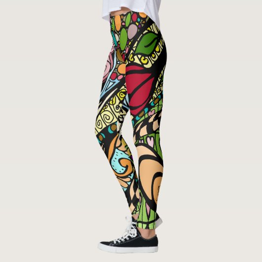 Element 9b Doodle Fine Art Leggings レギンス (左)