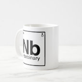 Element NB - ノンバイナリー元素周期表 コーヒーマグカップ (正面左)