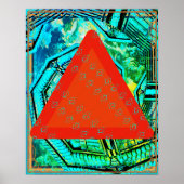 Elemental 素晴らし Within Fire Meditation Aid Tattva ポスター (正面)