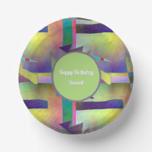 Elemental Abstract Pattern Any Age Adult Birthday 